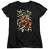 JLA/ELECTRIC RUN - S/S WOMENS TEE - BLACK