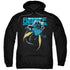JLA/BLUE BEETLE - ADULT PULLOVER HOODIE - BLACK