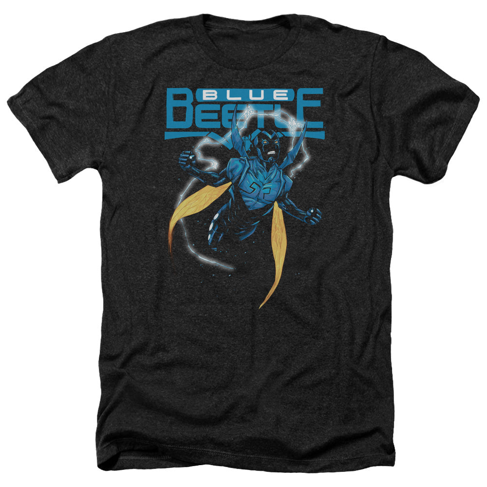 JLA/BLUE BEETLE - ADULT HEATHER - BLACK
