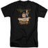 JUSTICE LEAGUE/DEFLECTION - S/S ADULT TALL 18/1 - BLACK