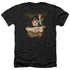 JUSTICE LEAGUE/DEFLECTION - ADULT HEATHER - BLACK