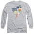 WONDER WOMAN/SIMPLE 75 - L/S ADULT 18/1 - SILVER
