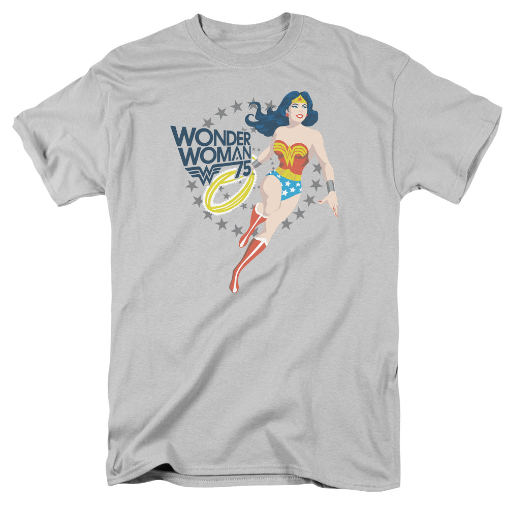 WONDER WOMAN/SIMPLE 75 - S/S ADULT 18/1 - SILVER