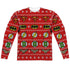 JLA/SWEATER OF JUSTICE (FRONT/BACK PRINT) - L/S ADULT POLY CREW  - MULTI