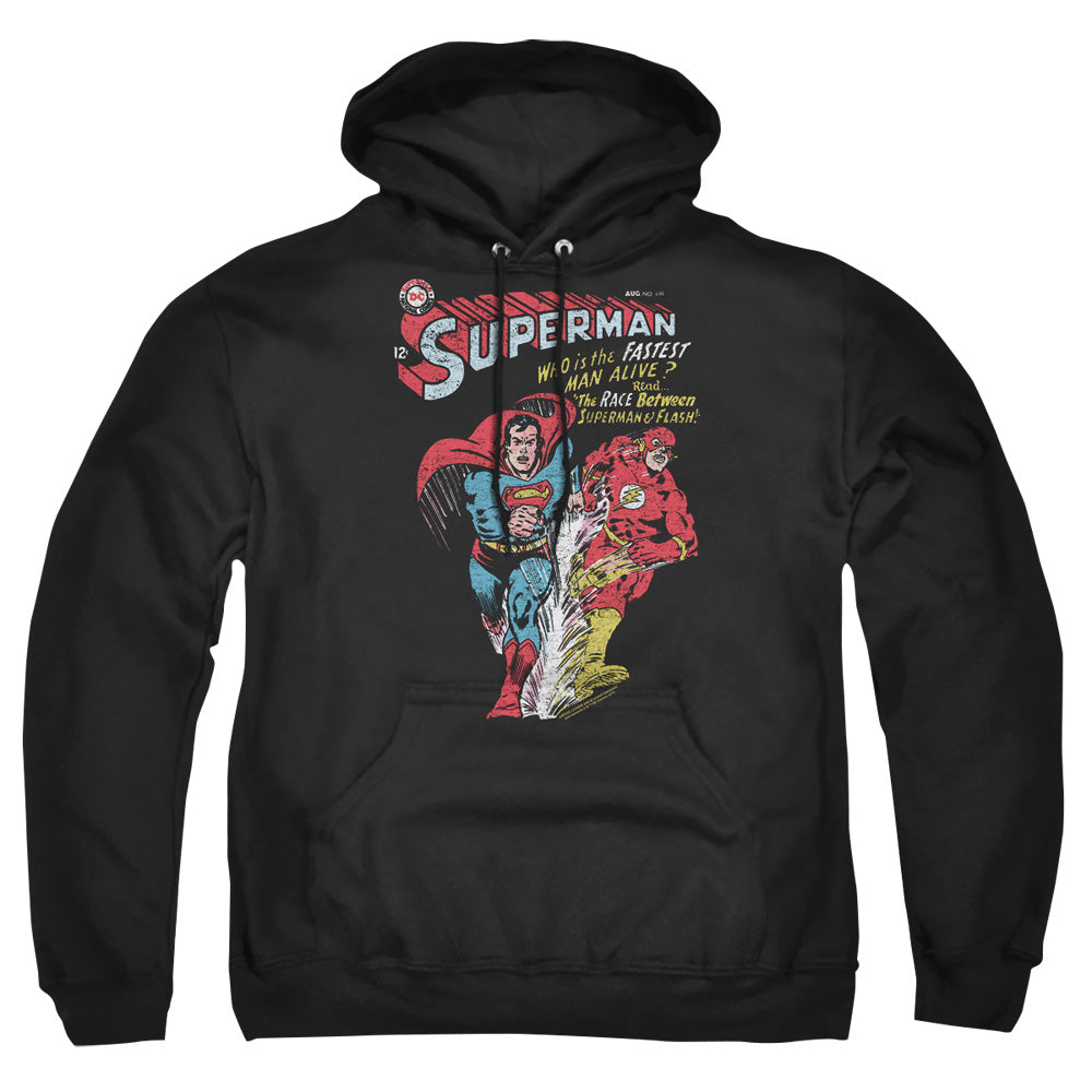 JLA/FASTEST - ADULT PULLOVER HOODIE - BLACK