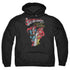 JLA/FASTEST - ADULT PULLOVER HOODIE - BLACK
