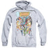 JLA/TEAM UP - ADULT PULLOVER HOODIE - ATHLETIC HEATHER