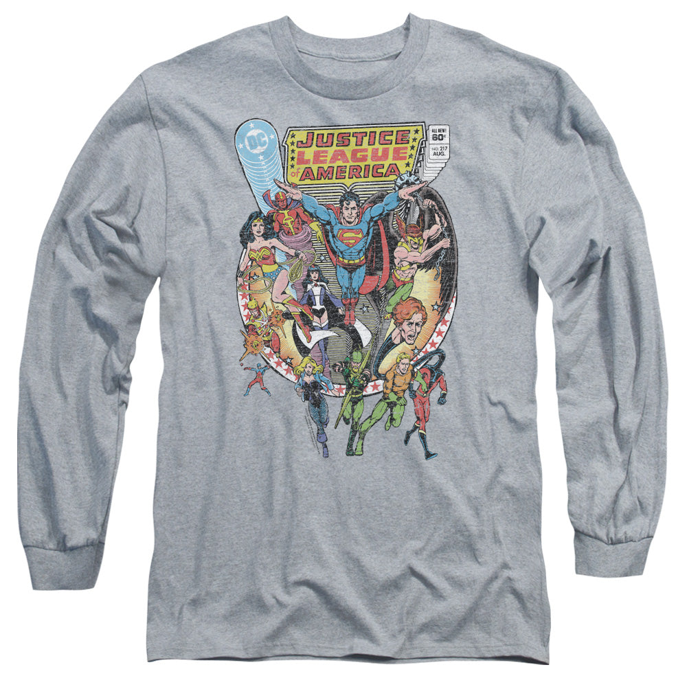 JLA/TEAM UP - L/S ADULT 18/1 - ATHLETIC HEATHER