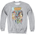 JLA/TEAM UP - ADULT CREWNECK SWEATSHIRT - ATHLETIC HEATHER