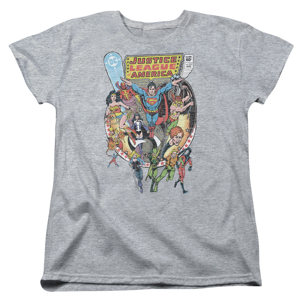 JLA/TEAM UP - S/S WOMENS TEE - ATHLETIC HEATHER