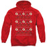 DC FLASH/THE FLASH UGLY CHRISTMAS SWEATER - ADULT PULLOVER HOODIE - RED