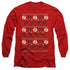 DC FLASH/THE FLASH UGLY CHRISTMAS SWEATER - L/S ADULT 18/1 - RED