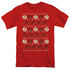 DC FLASH/THE FLASH UGLY CHRISTMAS SWEATER - S/S ADULT 18/1 - RED
