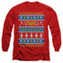 DC WONDER WOMAN/WONDER WOMAN CHRISTMAS SWEATER - L/S ADULT 18/1 - RED