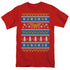 DC WONDER WOMAN/WONDER WOMAN CHRISTMAS SWEATER - S/S ADULT 18/1 - RED