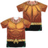 JLA/AQUAMAN REBIRTH UNIFORM (FRONT/BACK PRINT) - S/S ADULT POLY CREW - MULTI