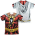 JLA/SHAZAM UNIFORM (FRONT/BACK PRINT) - S/S ADULT POLY CREW - MULTI