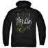 DC FLASH/BOLD FLASH - ADULT PULLOVER HOODIE - BLACK