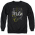 DC FLASH/BOLD FLASH - ADULT CREWNECK SWEATSHIRT - BLACK