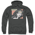 WONDER WOMAN/SHE PERSISTED - ADULT PULLOVER HOODIE - CHARCOAL