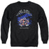 DC FLASH/RUN THE LIGHTNING - ADULT CREWNECK SWEATSHIRT - BLACK