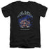 DC FLASH/RUN THE LIGHTNING - S/S ADULT V-NECK 30/1 - BLACK