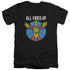JLA/FIRESTORMS PARTY - S/S ADULT V-NECK 30/1 - BLACK
