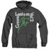 GREEN LANTERN/GREEN LANTERN VOL 2 - ADULT HEATHER HOODIE - BLACK