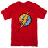 DC FLASH/TIE DYE FLASH LOGO - S/S ADULT 18/1 - RED