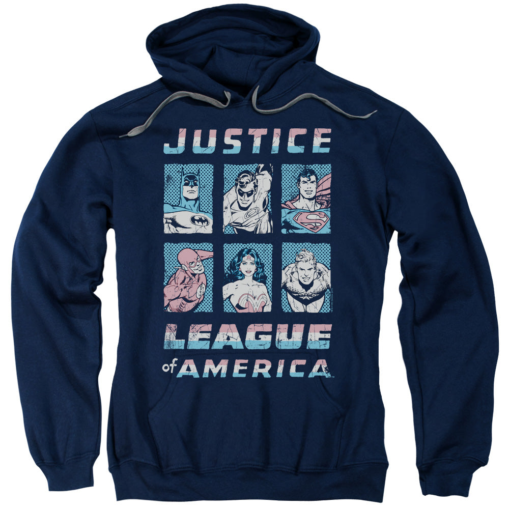 JLA/AMERICAN LEAGUE - ADULT PULLOVER HOODIE - NAVY