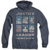 JLA/AMERICAN LEAGUE - ADULT HEATHER HOODIE - NAVY