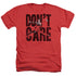 JLA/DONâ€™T CARE - ADULT HEATHER - RED
