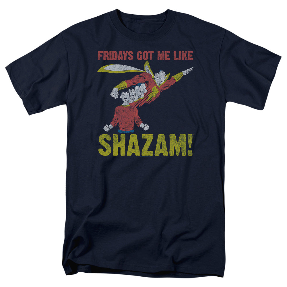 JLA/FRIDAYS GOT ME LIKE - S/S ADULT 18/1 - NAVY
