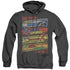 JLA/A TRUE HERO - ADULT HEATHER HOODIE - BLACK