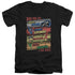 JLA/A TRUE HERO - S/S ADULT V-NECK 30/1 - BLACK