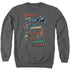JLA/DAD HERO - ADULT CREWNECK SWEATSHIRT - CHARCOAL
