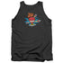DC FLASH/TOO SLOW - ADULT TANK - CHARCOAL