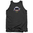 JLA/BATGIRL CHIBI - ADULT TANK - CHARCOAL