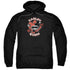JLA/HARLEY CHIBI - ADULT PULLOVER HOODIE - BLACK