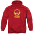 DC FLASH/FLASH CHIBI - ADULT PULLOVER HOODIE - RED