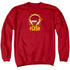 DC FLASH/FLASH CHIBI - ADULT CREWNECK SWEATSHIRT - RED