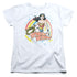 WONDER WOMAN/WONDER AIRBRUSH - S/S WOMENS TEE - WHITE