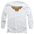 DC WONDER WOMAN/AIRBRUSH WW - L/S ADULT 18/1 - WHITE