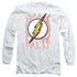 DC FLASH/AIRBRUSH BOLT - L/S ADULT 18/1 - WHITE