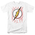 DC FLASH/AIRBRUSH BOLT - S/S ADULT 18/1 - WHITE
