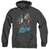 JLA/GUT ROT - ADULT HEATHER HOODIE - BLACK