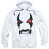 JLA/LOBO FACE - ADULT PULLOVER HOODIE - WHITE