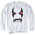 JLA/LOBO FACE - ADULT CREWNECK SWEATSHIRT - WHITE