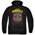 JLA/MISTER MIRACLE - ADULT PULLOVER HOODIE - BLACK