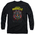 JLA/MISTER MIRACLE - L/S ADULT 18/1 - BLACK